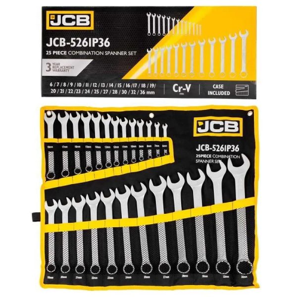 Комплект звездогаечни ключове JCB 25бр , 6-36MM