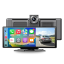 Универсална мултимедия 10.26 inch с предна и задна камера carplay android ios iphone waze