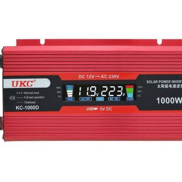 ИНВЕРТОР С ДИСПЛЕЙ 12-220V 1000W