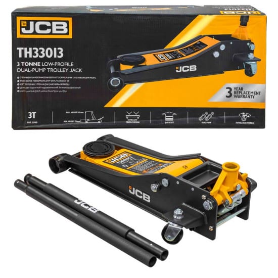 Хидравличен нископрофилен крик тип Крокодил JCB TH33013 70-505 мм. 3 тона