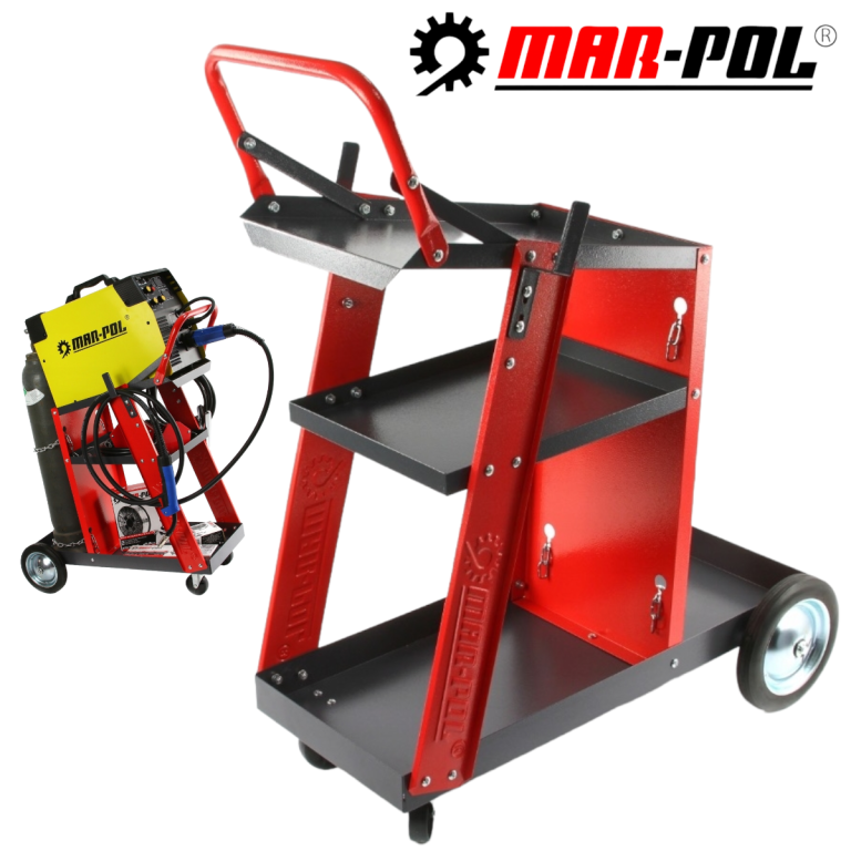 Количка за заваръчни апарати MAR-POL M66612, с 4 чекмеджета