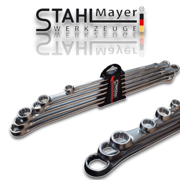 Комплект Ключове Звезда Права Дълга STAHLMAYER 8-19мм 10-21мм