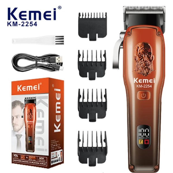 Професионална машинка за подстригване Kemei KM-2254 5W