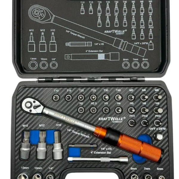 Динамометричен ключ 1/4" 5-25Nm 32ч KraftWelle