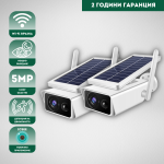 Соларна водоустойчива WIFI камера 5MP full HD 2бр.