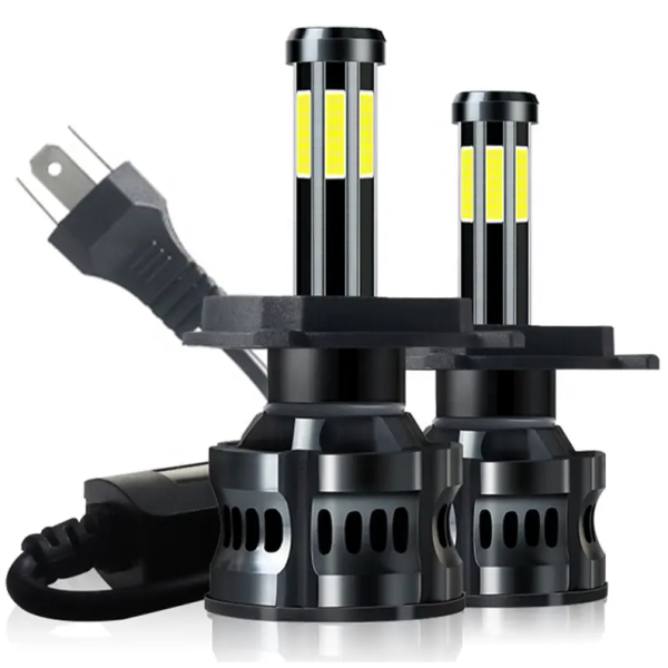 300W крушки за фар 8LED H4 6000K 12V 2бр к-т