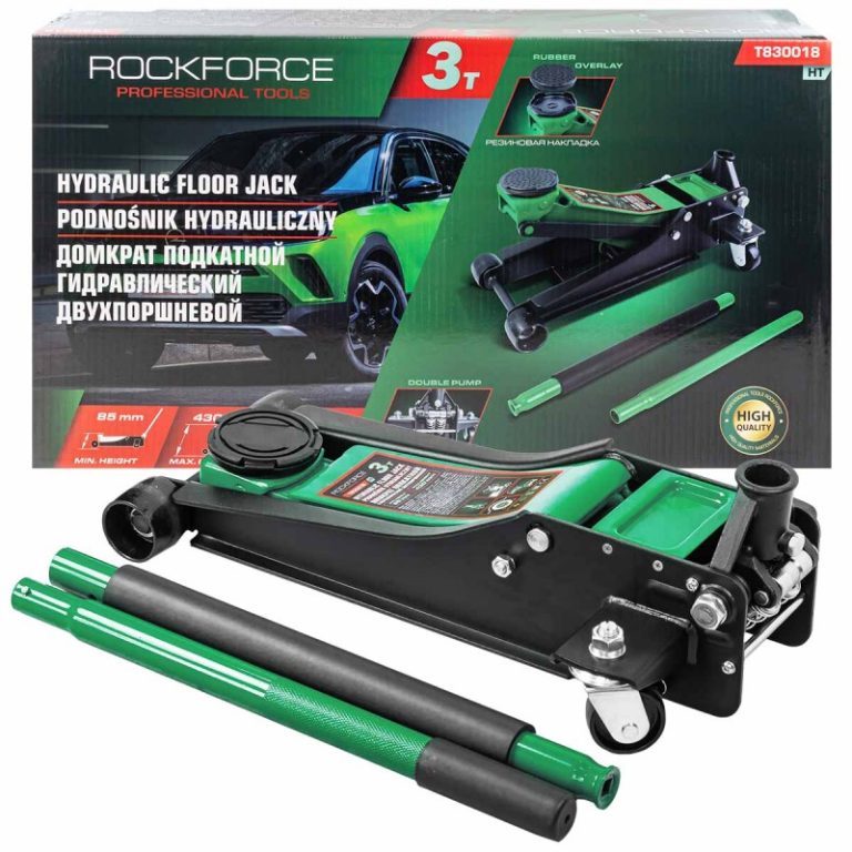Нископрофилен крик 3 тона с 2 помпи (85-430мм) ROCKFORCE