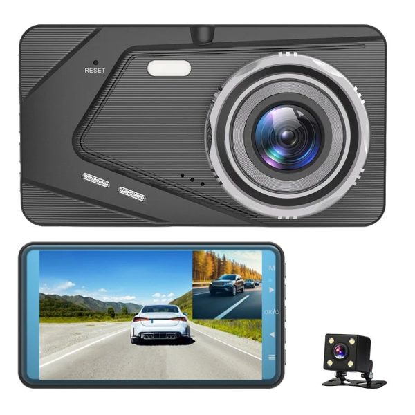 Комплект Видеорегистратор с подарък камера за задно виждане BX50 Full HD 1080