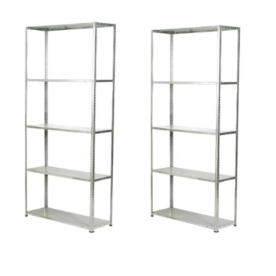 Пакет 2бр - Стелаж 170x75x30см, 5х100кг