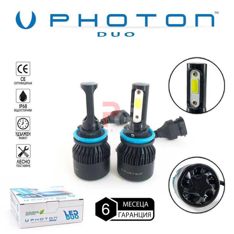 LED крушки Photon Duo H8-H11-H16 12V
