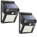 2бр Соларна led лампа 30 LED С датчик за движение