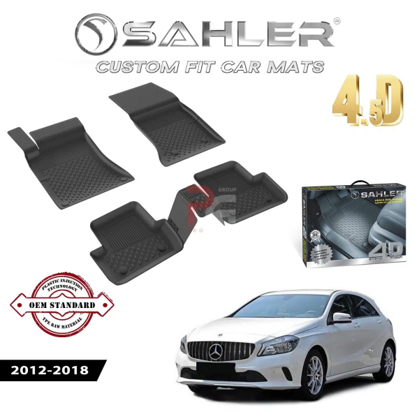 Гумени стелки за Mercedes W176 2012-2018 Sahler 4D