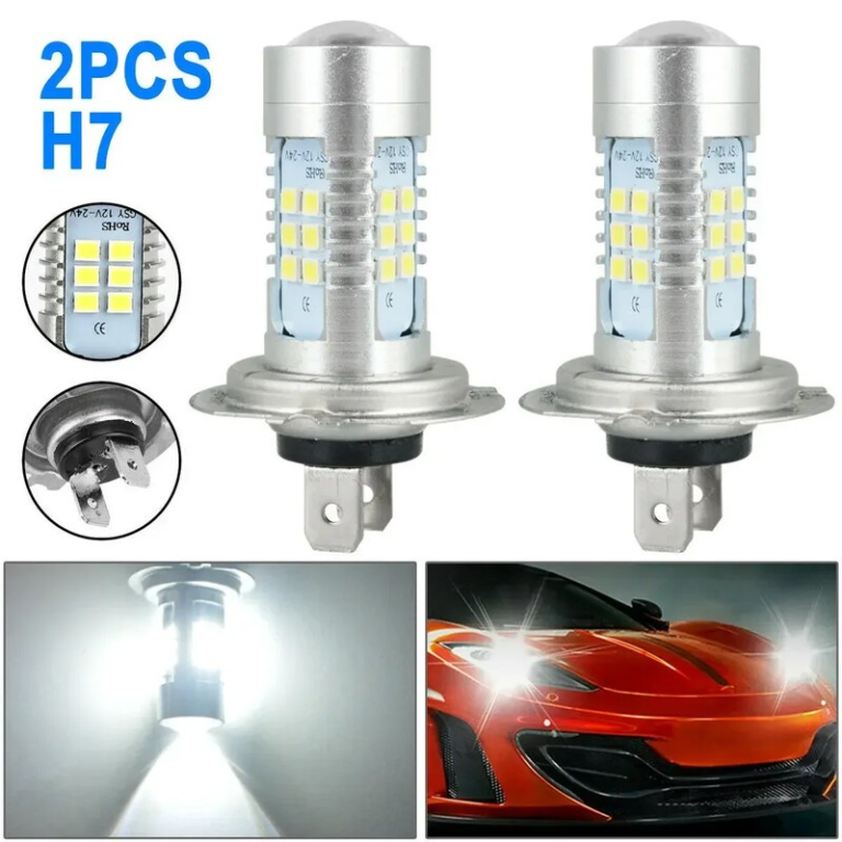 H7 LED крушки 110W CANBUS COB