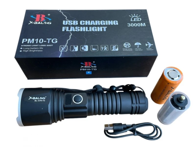LED охранителен алуминиев фенер X-BAL G BL-G76-TG