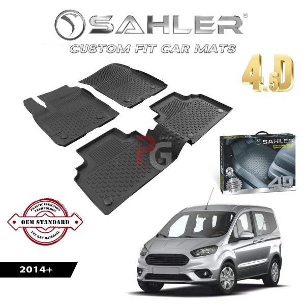 Гумени стелки за Ford Courier 2014+ Sahler 4D