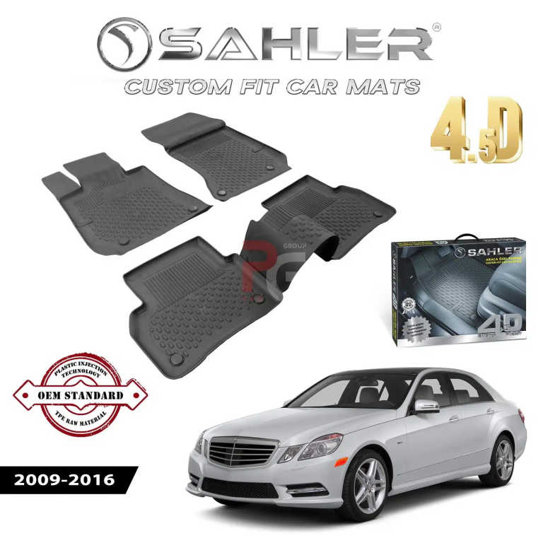 Гумени стелки за Mercedes W212 2009-2016 Sahler 4D