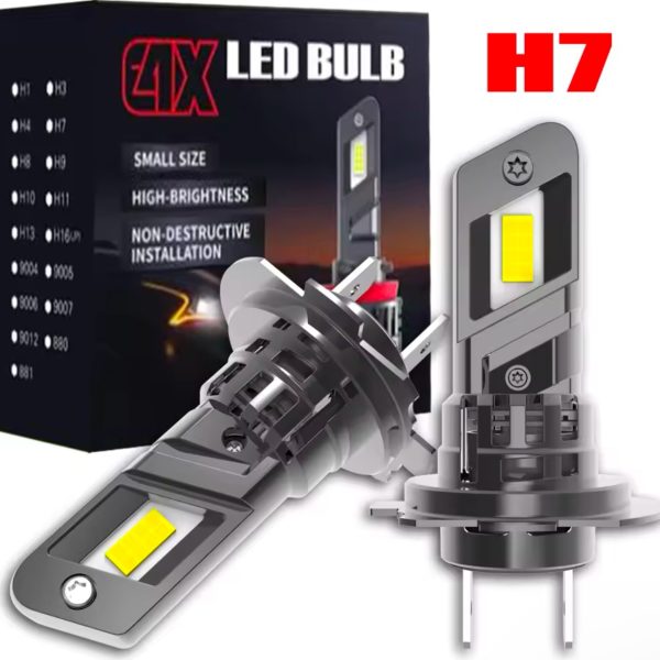 200W LED Диодни крушки H7 12V +300% Светлина Крушки за Директен Монтаж