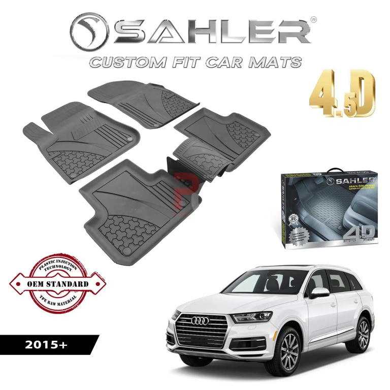 Гумени стелки за Audi Q7 2017+ Sahler 4D