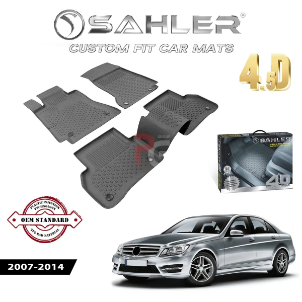 Гумени стелки за Mercedes W204 2007-2014 Sahler 4D