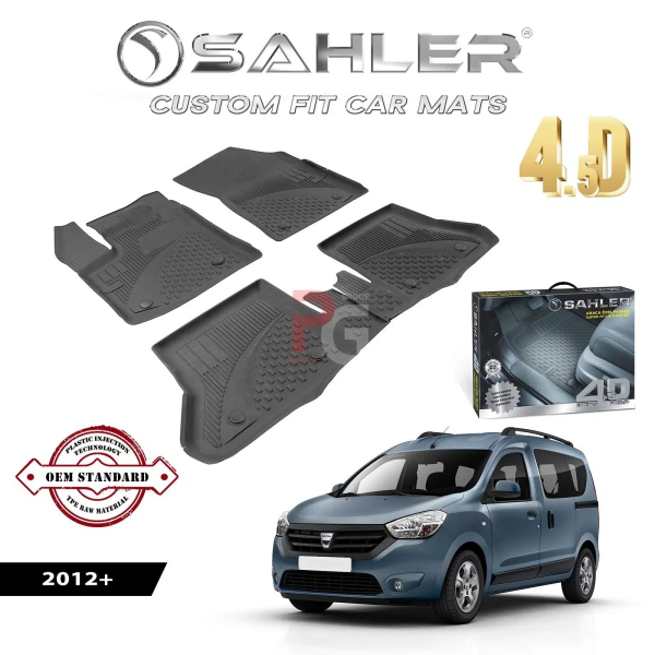 Гумени стелки за Dacia Dokker 2012+ Sahler 4D