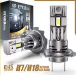200W LED Диодни крушки E4S H7 H18 +300% Светлина Крушки за Директен Монтаж 15000lm