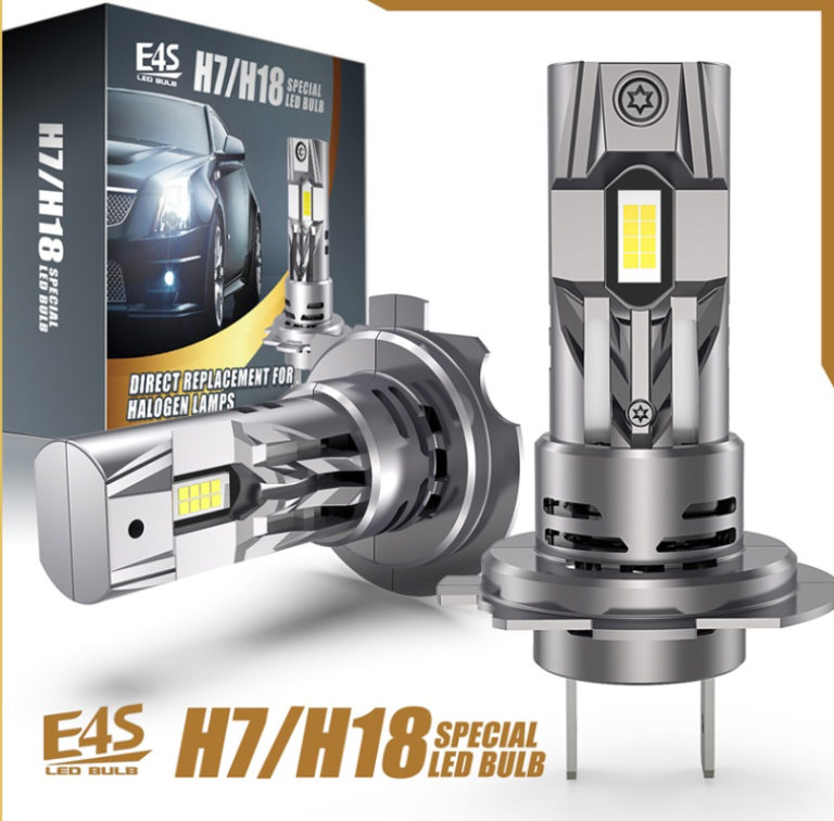 200W LED Диодни крушки E4S H7 H18 +300% Светлина Крушки за Директен Монтаж 15000lm