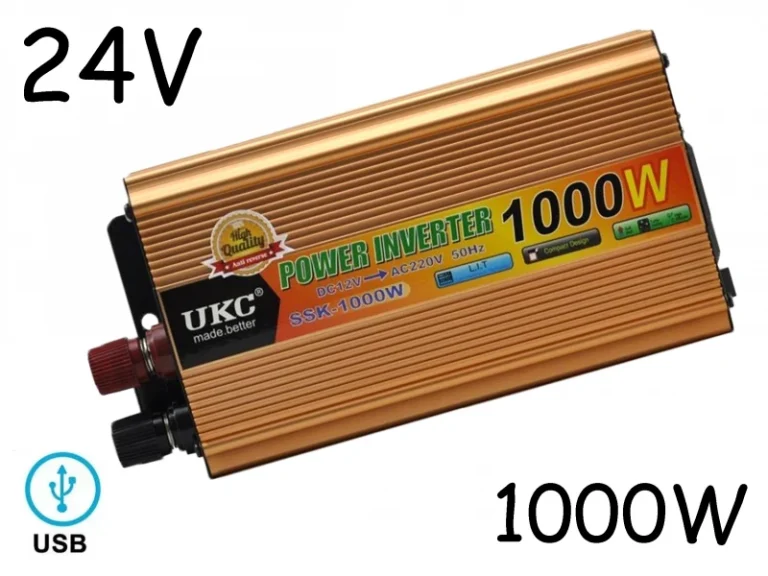 Инвертор на напрежение с дисплей UKC KC-1000D 12V - 220V 1000W