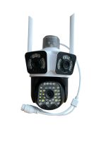 Тройна външна WiFi камера Lylu 12MP с 50 диода, аларма и цветно нощно виждане