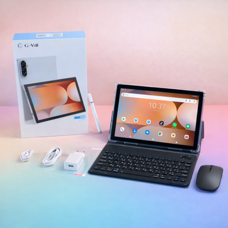 Таблет G-Vill 10.1” Android 15, 32GB RAM, 512GB ROM