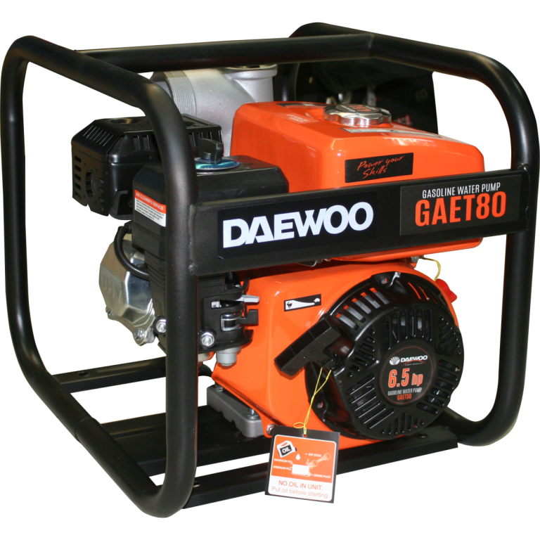 Помпа водна бензинова 6.5HP, 80mm/3inch DAEWOO GAET80