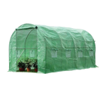 Оранжерия тип тунел к-т покривало с UV защита 4x3x2m (12м2) 8 прозорци с 2 врати
