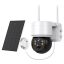 Соларна WIFI камера 6MP със соларен панел PTZ 360, 1080P, Full HD, цветно Hощно Bиждане