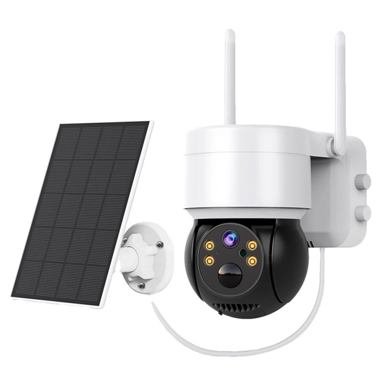 Соларна WIFI камера 6MP със соларен панел PTZ 360, 1080P, Full HD, цветно Hощно Bиждане