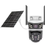 4G Соларна камера със SIM карта Dual Lense 10x приближение