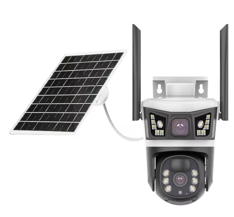 4G Соларна камера със SIM карта Dual Lense 10x приближение